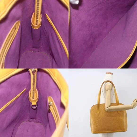 LOUIS VUITTON Epi Lussac Shoulder Bag Yellow M52289 LV Auth 159707